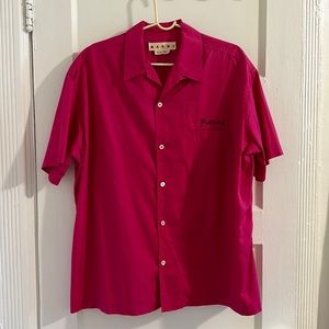 Marni hot pink shirt